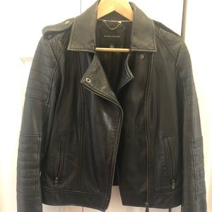 Banana Republic Leather Moto Jacket